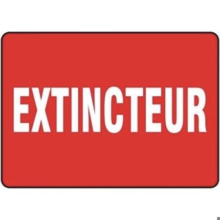 Accuform BILINGUAL FRENCH SIGN  FIRE FRMFXG477XL FRMFXG477XL